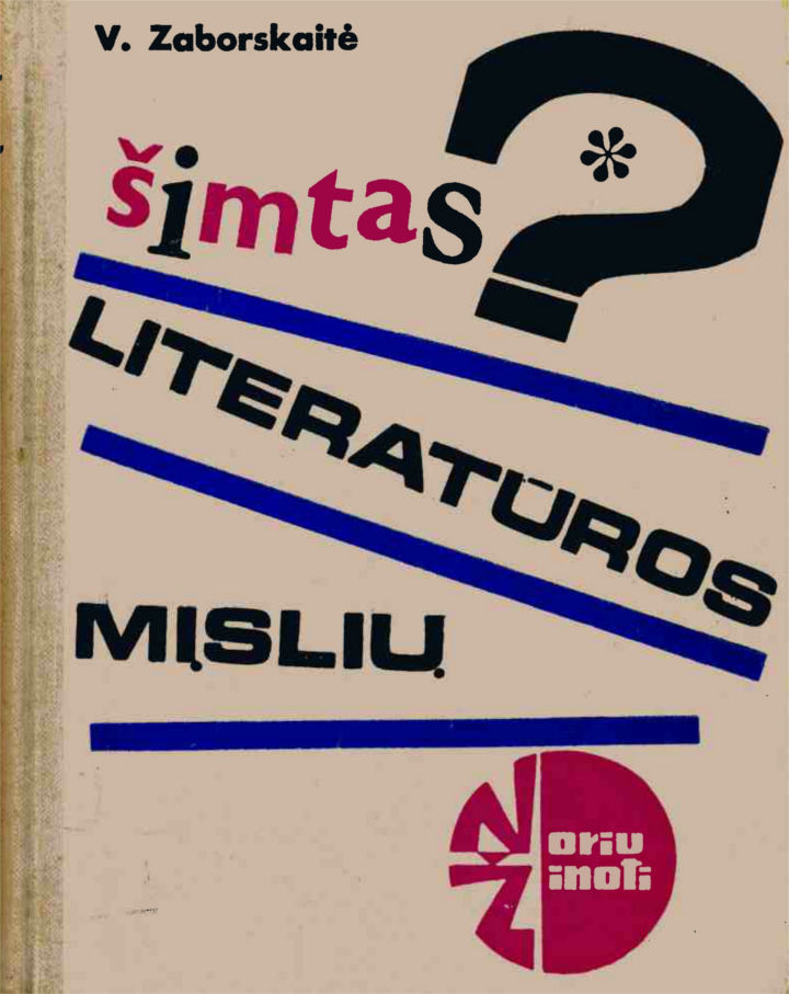 Šimtas Literatūros Mįslių (1966 m) 1