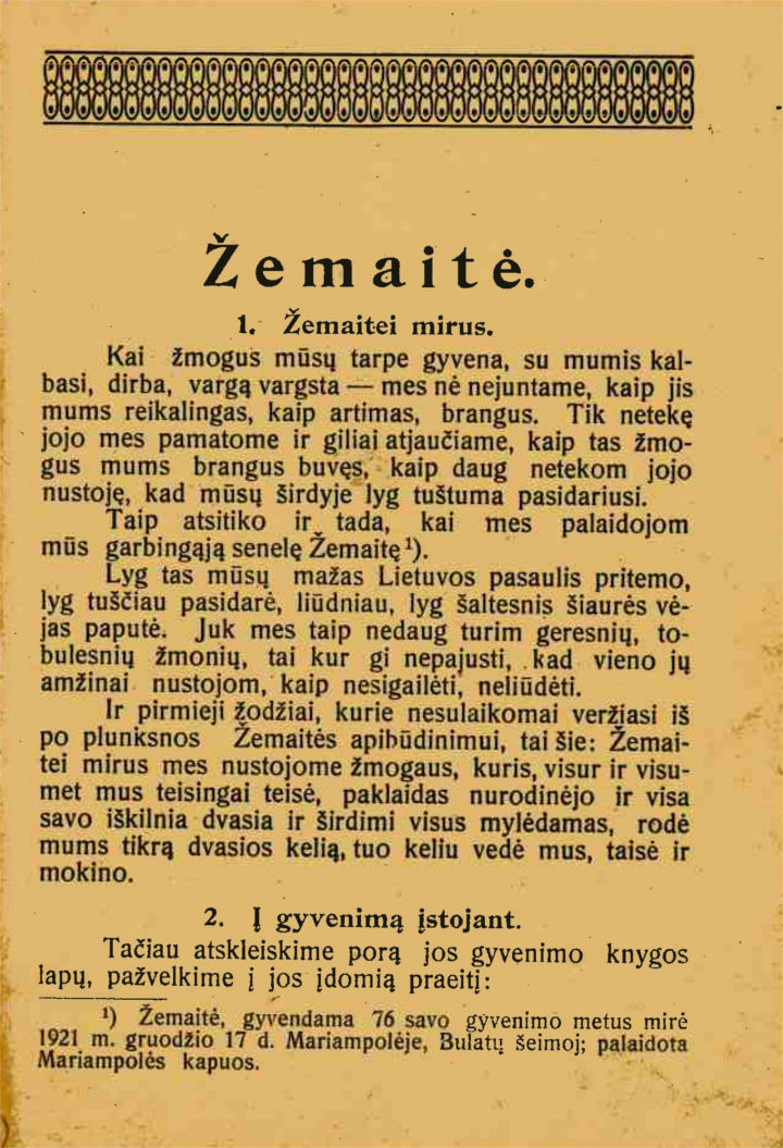 Žemaitės Gyvenimas ir Jos Atvaizdas - Kalėdos (1922 m.) 4