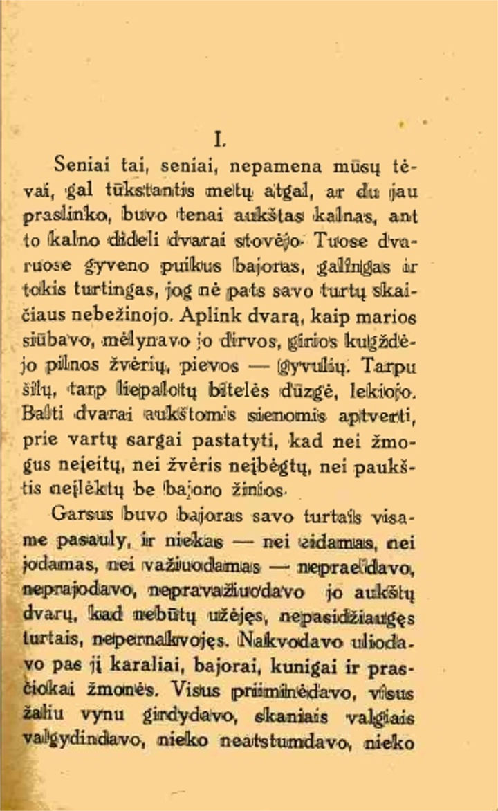 Vakarinė Giesmė Gilšė, Daina Apie Arą (1934 m.) 3