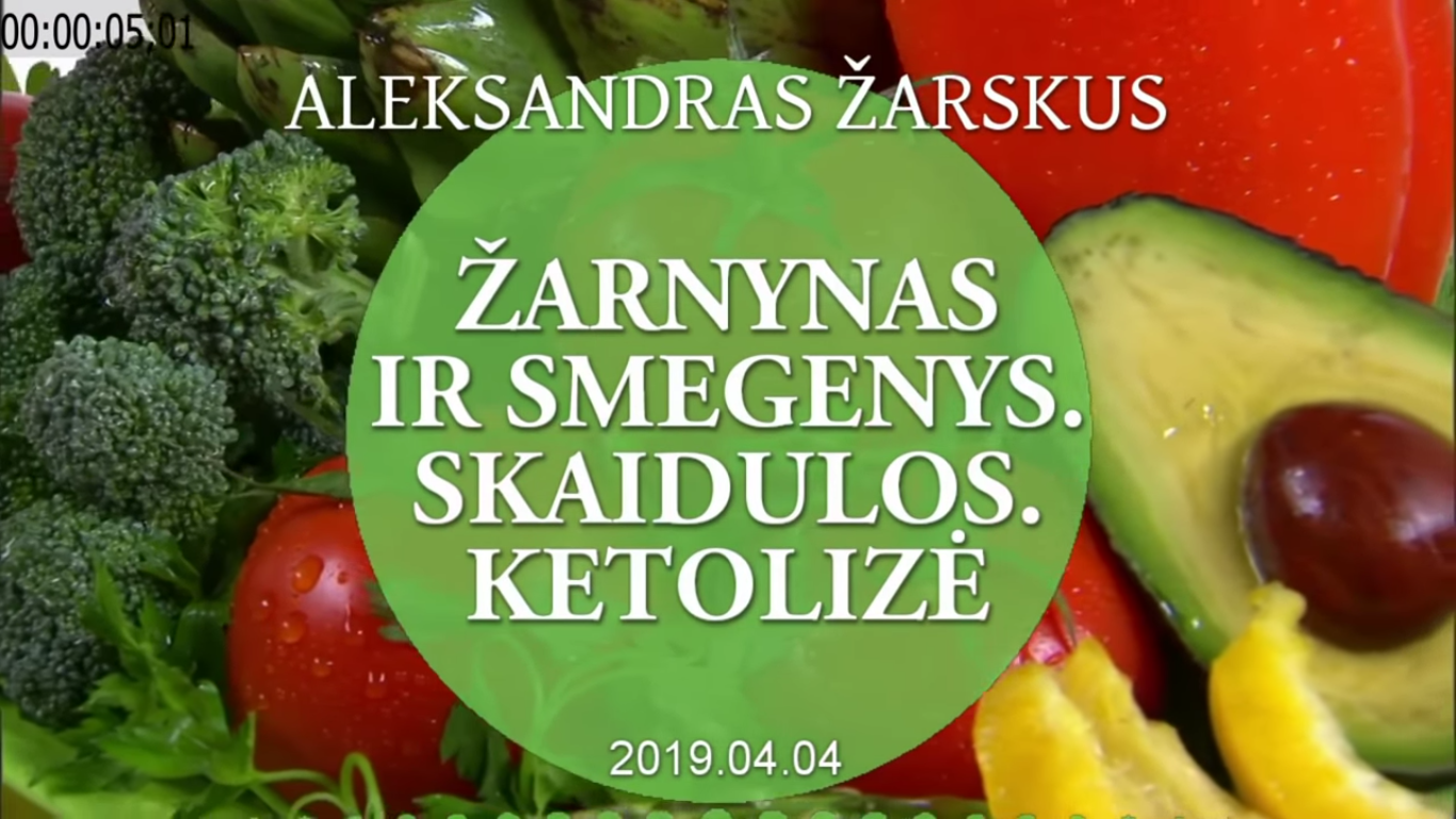 Žarnynas ir smegenys. Skaidulos. Ketolizė - Aleksandras Žarskus | 2019.04.04 5